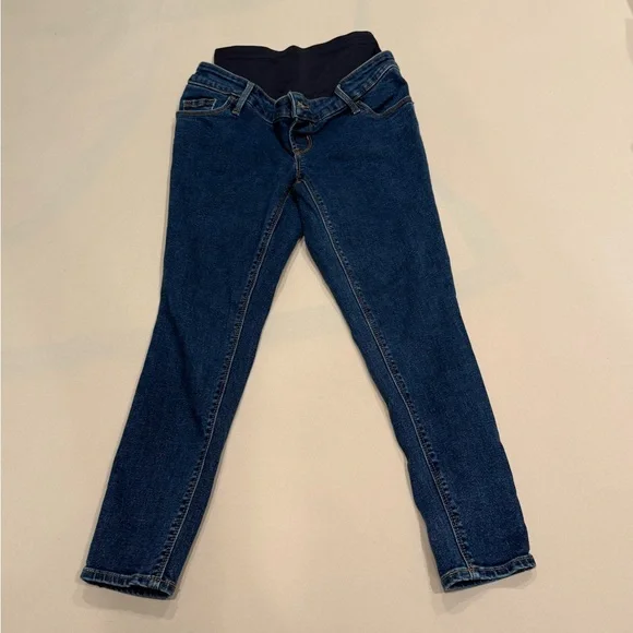 Old Navy Dark Blue Skinny Maternity Jeans - Picture 1 of 2